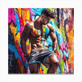 Graffiti Man 3 Canvas Print