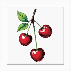 Cherry Tree Canvas Print