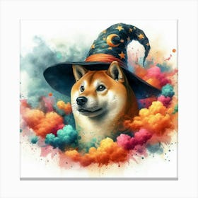 Witch Dog 2 Canvas Print