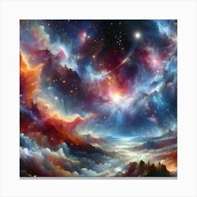 Cosmic Whirl 12 Canvas Print