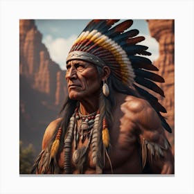 Native American6 Canvas Print