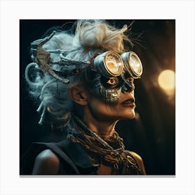 Steampunk Woman 7 Canvas Print