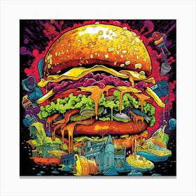 Burger Canvas Print