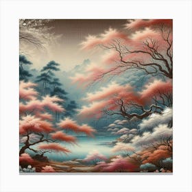 Sakura Blossoms Canvas Print