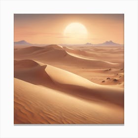 Desert Landscape - Desert Stock Videos & Royalty-Free Footage Canvas Print