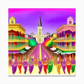 New Orleans Parade Canvas Print