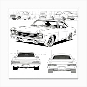 Chevrolet Nova Canvas Print