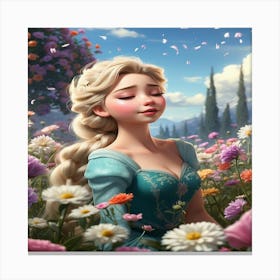 Frozen Elsa Canvas Print