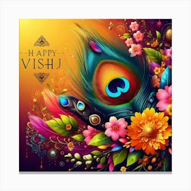 Happy Vishwi Canvas Print