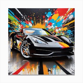 Porsche Sports Car Canvas Print