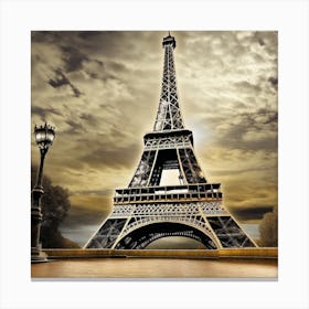 Eiffel Tower 2 Canvas Print