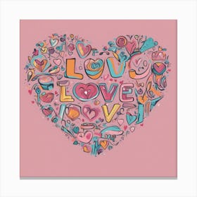 Love Heart 2 Canvas Print