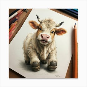 Cow!! Canvas Print