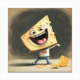 Cheese Man 2 Canvas Print