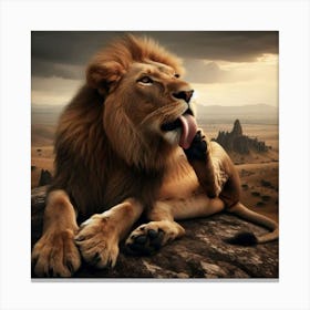 Royal Pedicure Canvas Print