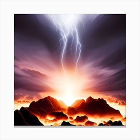 Rumbling Heavens Canvas Print