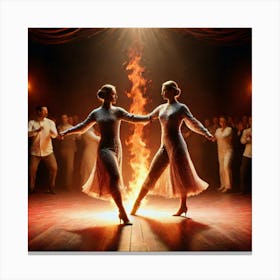 Dancers 4 Canvas Print