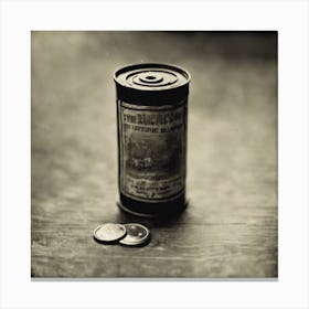 Can Of Medicine Canvas Print