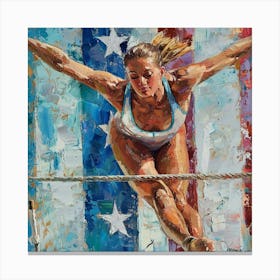 High Jumper Canvas Print