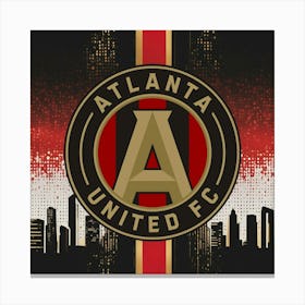 Atlanta United FC Logo Wall Art 11 Canvas Print