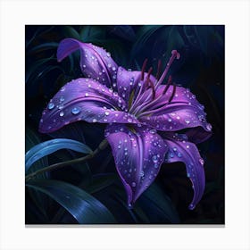 Jeweled Bloom (8) Canvas Print