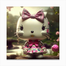 Hello Kitty 2 Canvas Print