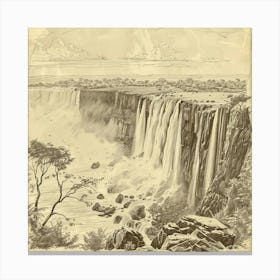 Victoria Falls 2 Canvas Print