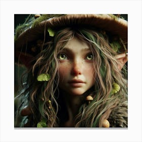 Elven Girl Canvas Print