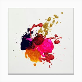 Splatters Canvas Print