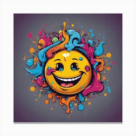 Smiley Face Canvas Print