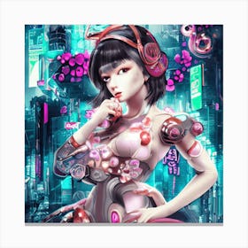 Cyber Girl 1 Canvas Print
