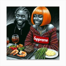 Supreme Couple 3 Canvas Print