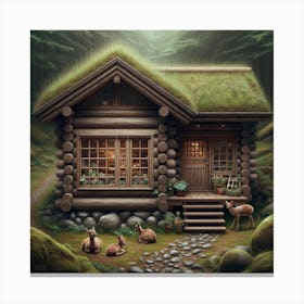 Dream house  Canvas Print
