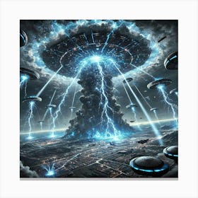 Ionosphere Overload Array Abilities Canvas Print