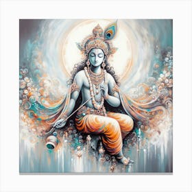 Lord Krishna 17 Canvas Print