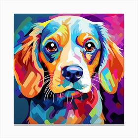 Beagle Painting Canvas Print