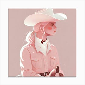 Cowgirl 7 Canvas Print