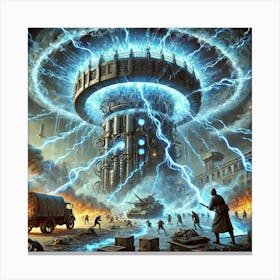 Plasma Storm Generator Abilities Canvas Print