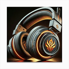 Sovereign Flame Wireless Headphones Canvas Print