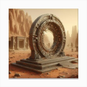 Futuristic Spaceship Canvas Print