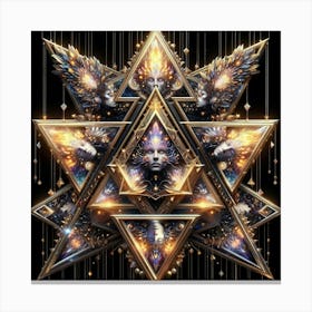 Star Of David 3 Canvas Print