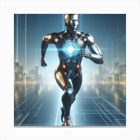 Futuristic Robot 78 Canvas Print