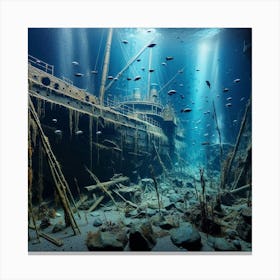 Wreck Of The Titanic 3 Canvas Print
