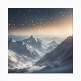 Mountain Landscape - Mountain Stock Videos & Royalty-Free Footage Canvas Print