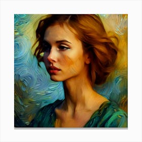 Portrait Of A Woman Canvas Print