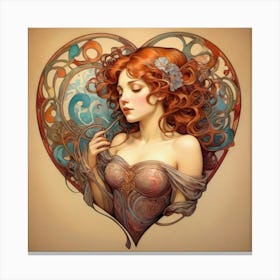 Heart Of Gold 17 Canvas Print