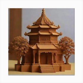 Chinese Temple 1 Canvas Print