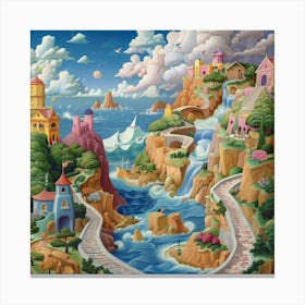 Fairytale Castle Canvas Print