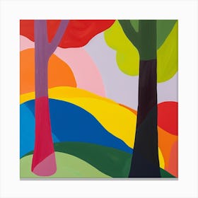 Abstract Park Collection Karlsaue Park Kassel 3 Canvas Print