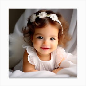 Angel Baby Girl 2 Canvas Print